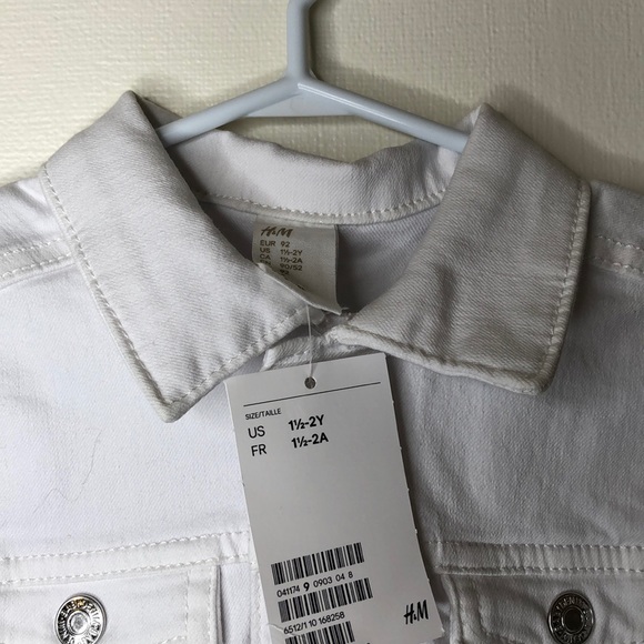 White jean jacket - Picture 2 of 5